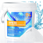 10-Pack 5.5 lb Pool Chlorine Powder-55 LB Total- Fast-Acting Swimming Pool Shock Treatment & Sanitizer, Keeps Water Crystal Clear - Ideal for Inground & Above Ground Pools - Image 5